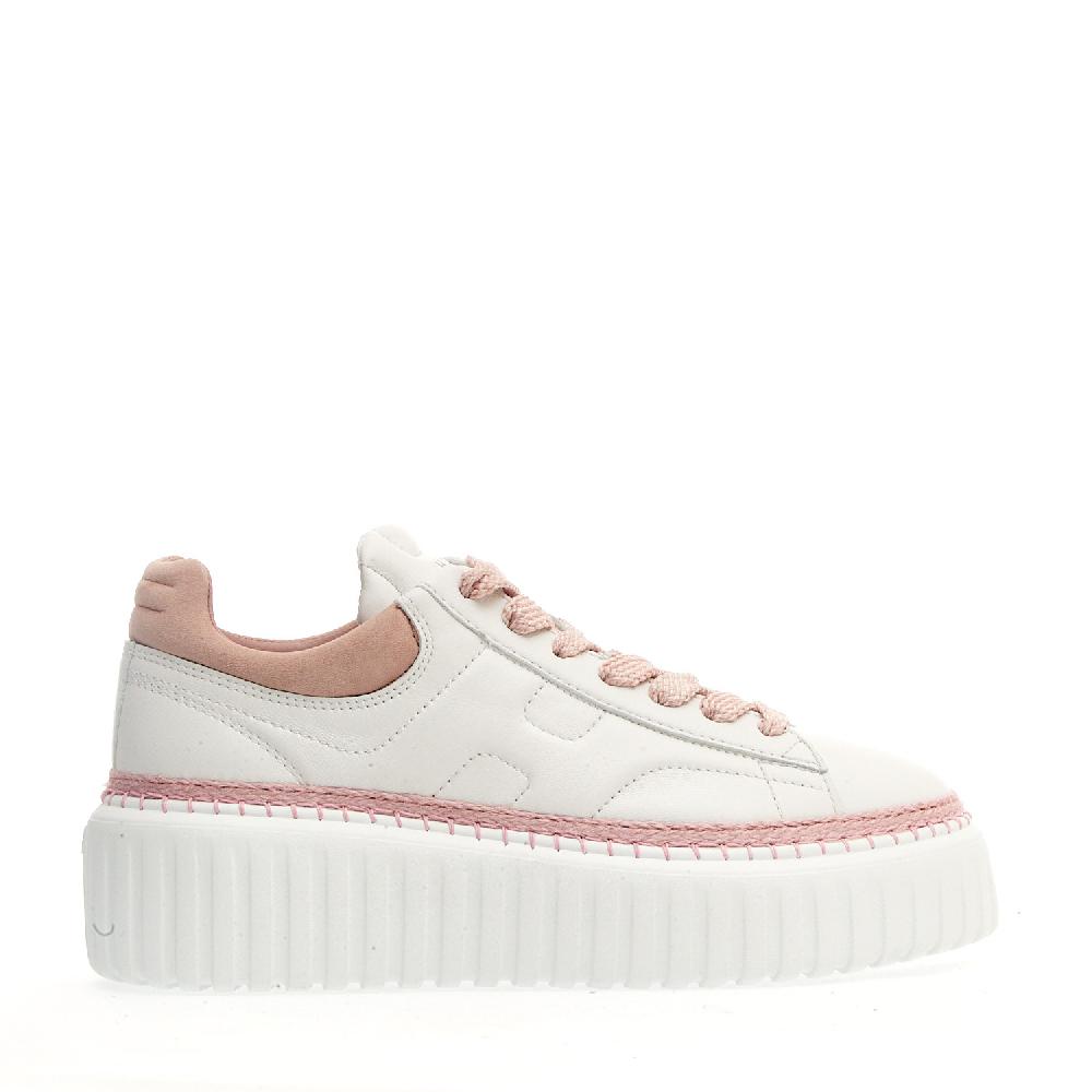 Sorelle Perego h stripe bianca e rosa Fino al 60% di sconto