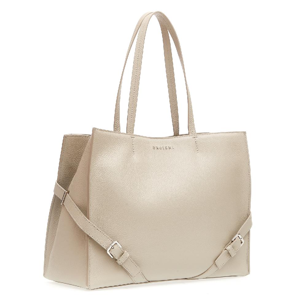 Sorelle Perego Le Sac in pelle bianca Offerta speciale della fabbrica