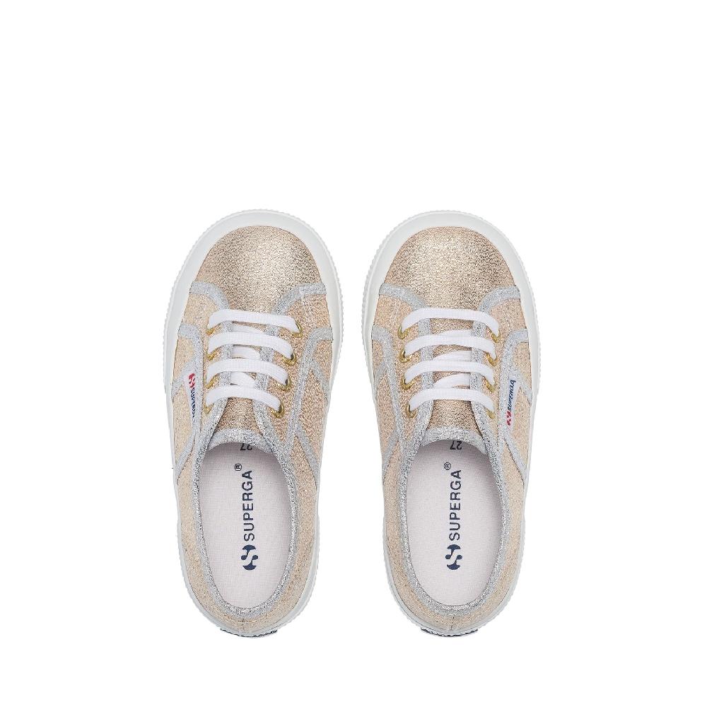 Superga 2750-LAMEJGOLD-GREY SILVER Saldi