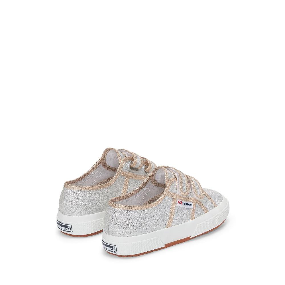 Superga 2750-LAMESTRAPJGREY SILVER-GOLD In Saldo