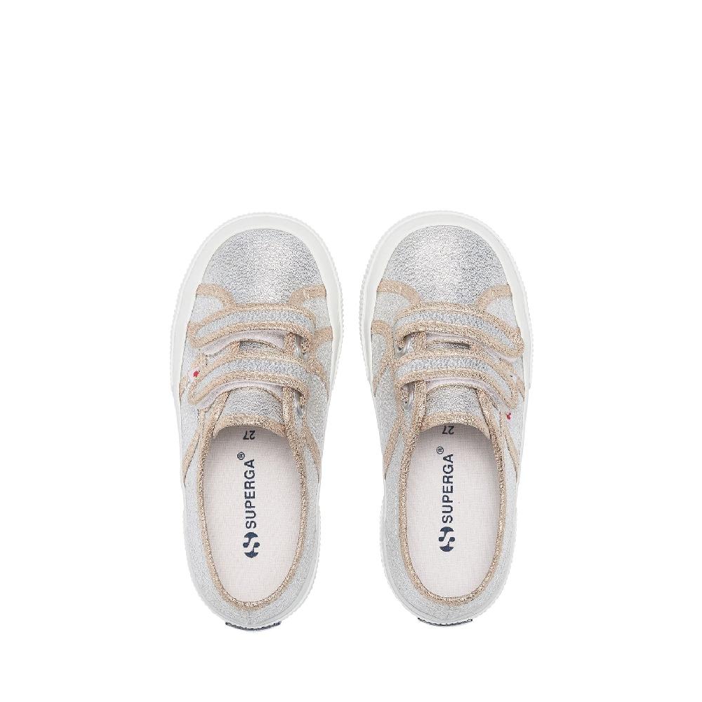 Superga 2750-LAMESTRAPJGREY SILVER-GOLD In Saldo