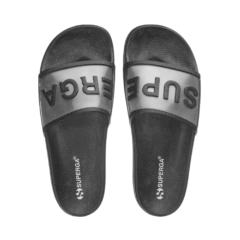 Superga 1908 SLIDES CLEAR IDENTITYBLACK Convenienza
