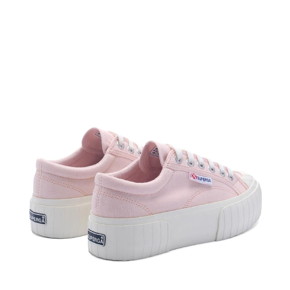 Superga 2631 STRIPE PLATFORMPINK ISH-FAVORIO Novità