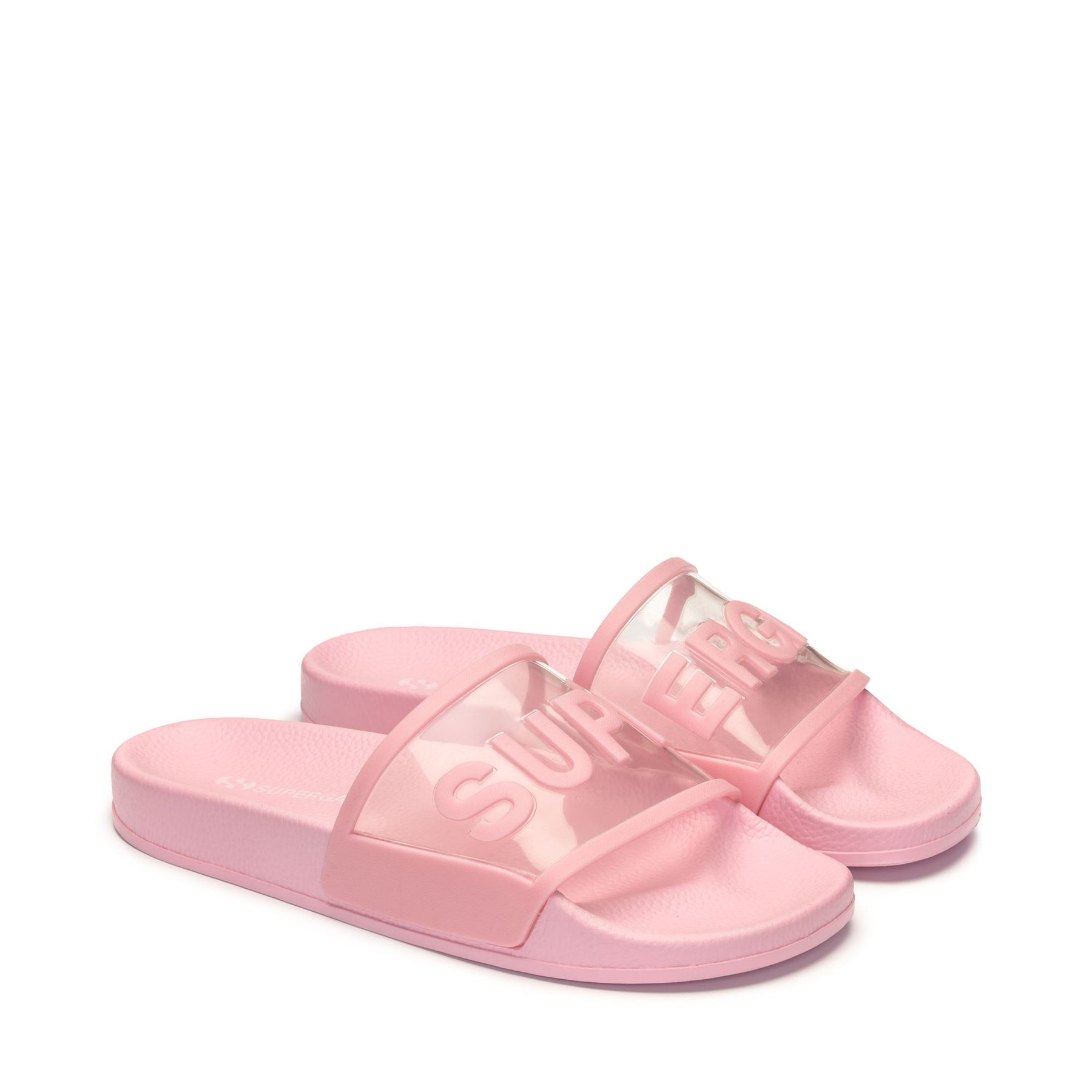 Superga 1908 SLIDES CLEAR IDENTITYPINK TICKLED Presa
