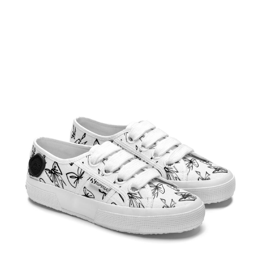 Superga 2750 PRINT BOWWHITE-BLACK Online