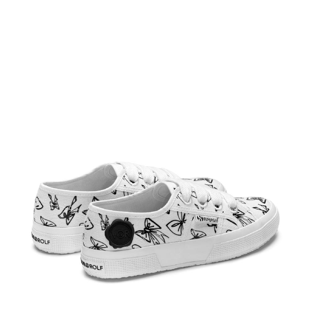 Superga 2750 PRINT BOWWHITE-BLACK Online