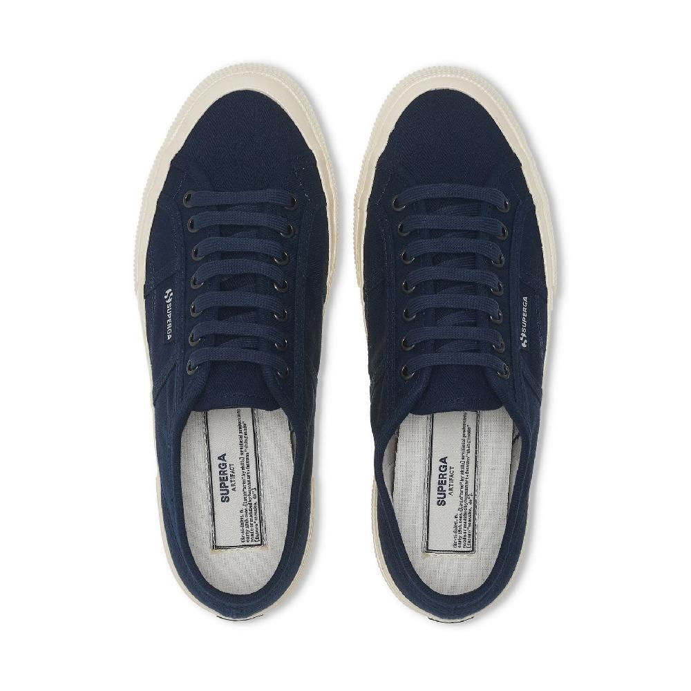 Superga 2750 OG HERRINGBONENAVY-OFF WHITE Hotsell