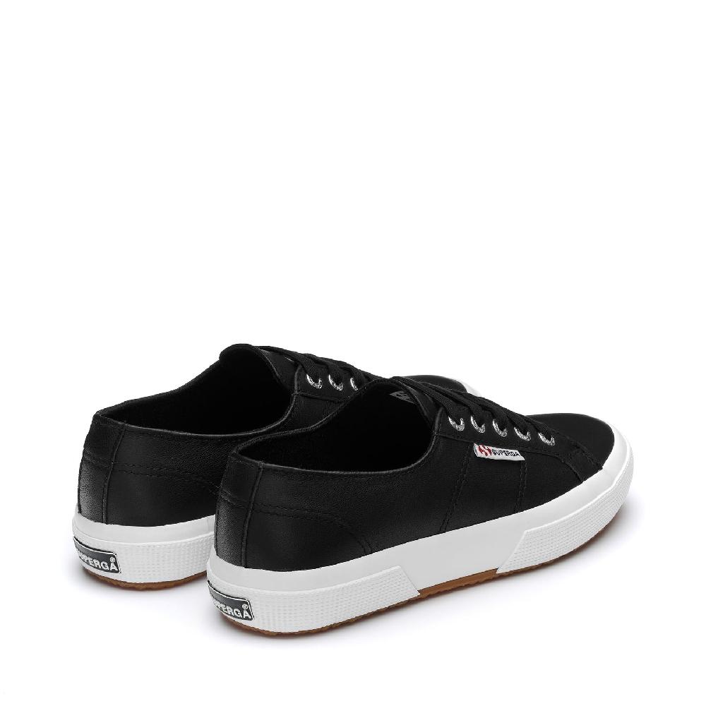 Superga 2750 NAPPABLACK-WHITE Saldi Di Fabbrica
