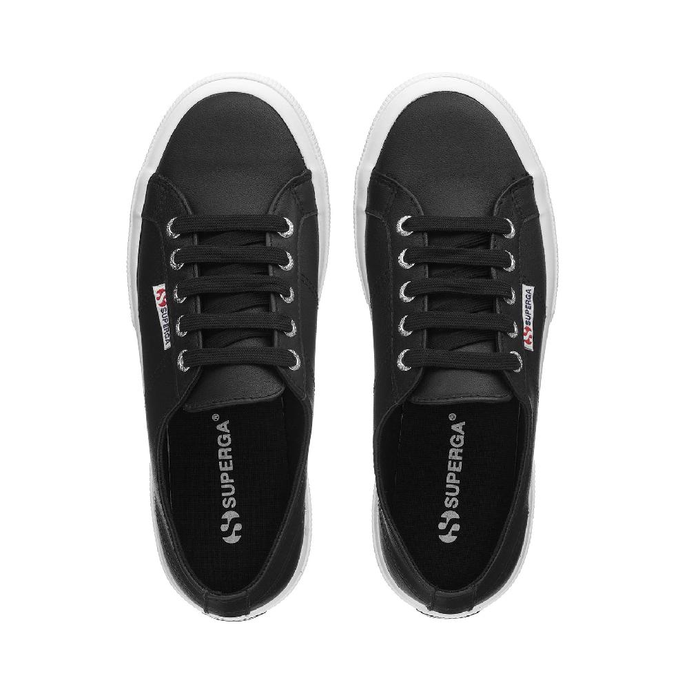 Superga 2750 NAPPABLACK-WHITE Saldi Di Fabbrica