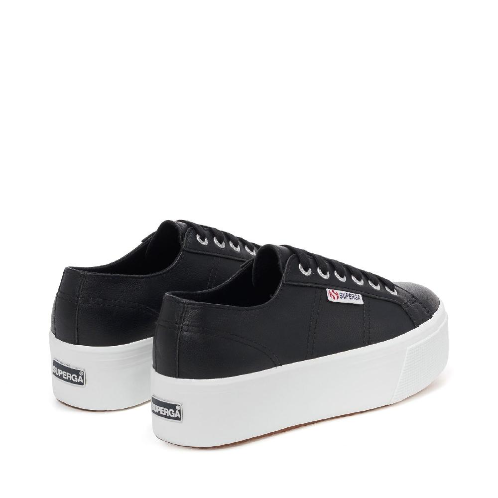 Superga 2790 NAPPABLACK-WHITE Offerta San Valentino