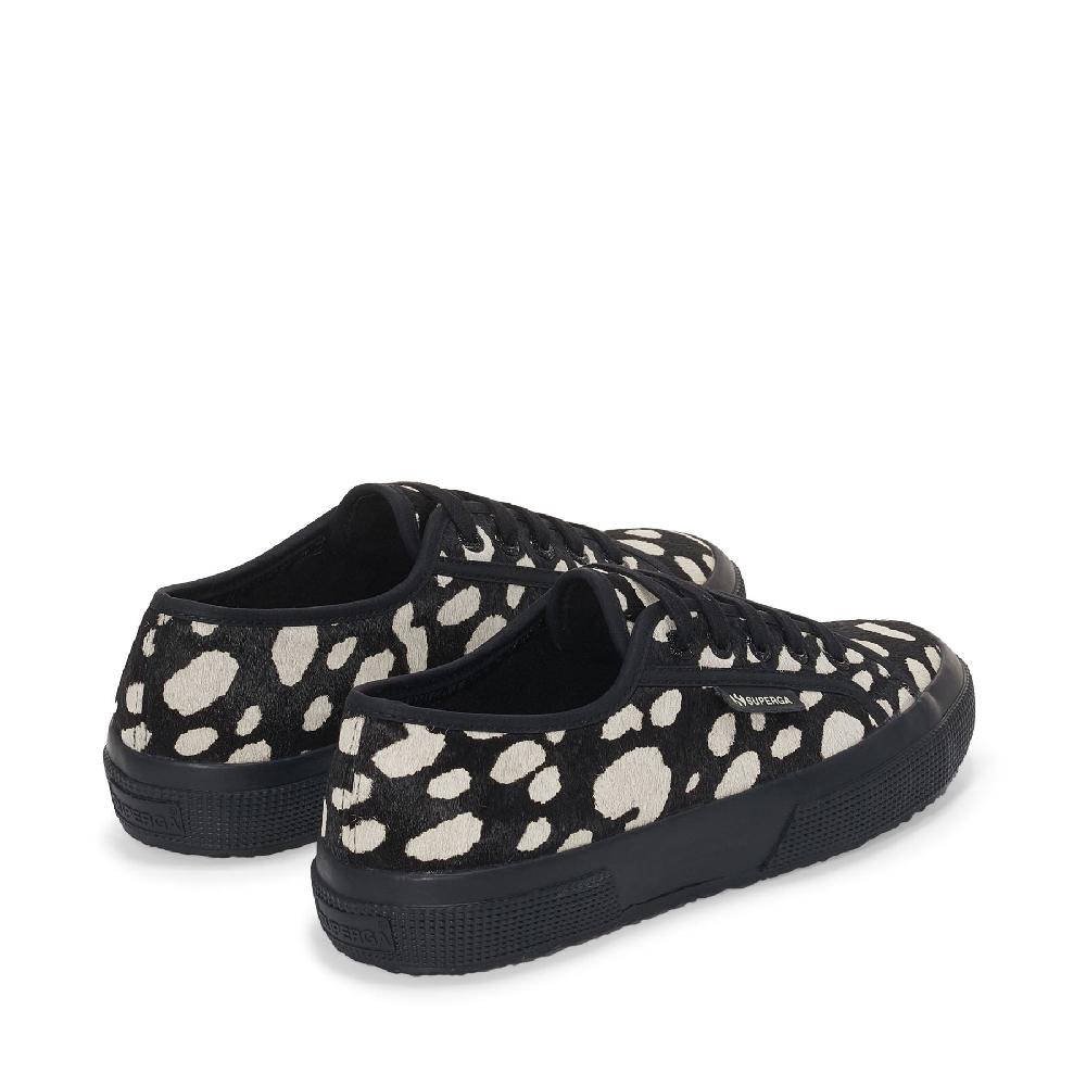 Superga 2750 DK DALMATIAN CALF HAIRBLACK-BEIGE Vendita