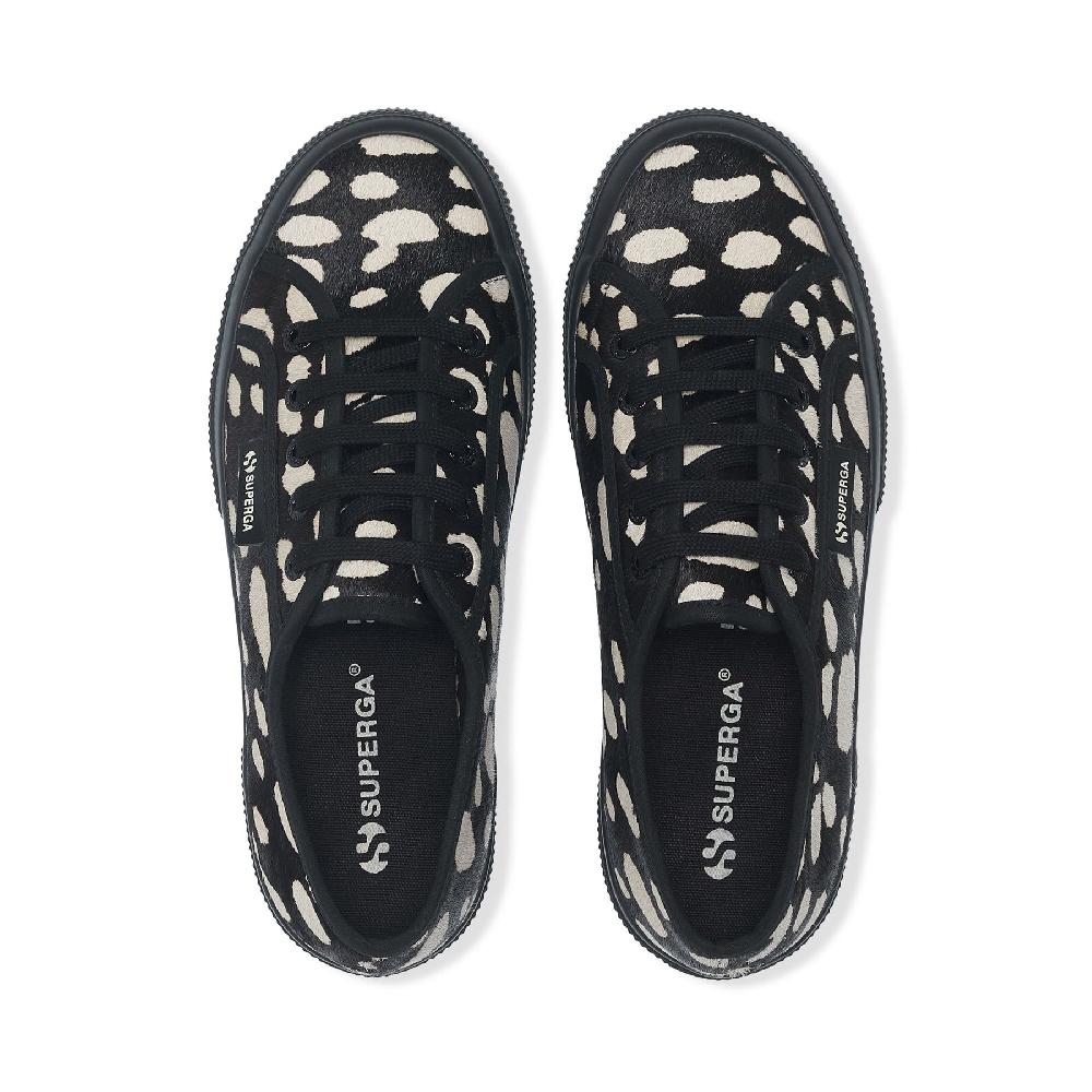 Superga 2750 DK DALMATIAN CALF HAIRBLACK-BEIGE Vendita