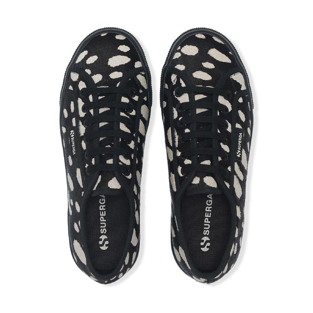 Superga 2790 DK DALMATIAN CALF HAIRBLACK-BEIGE Promozione