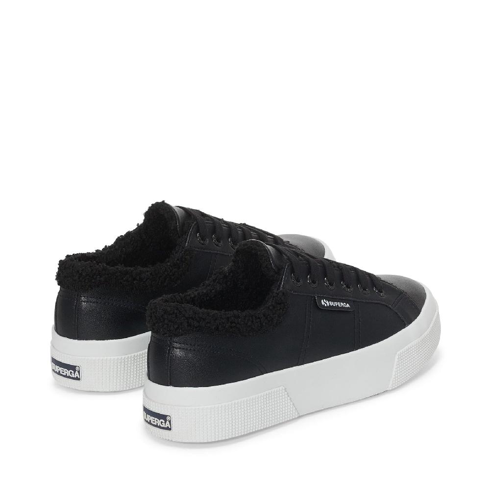 Superga 2740 PLATFORM VEGAN MATERIALBLACK Soddisfazione Garantita