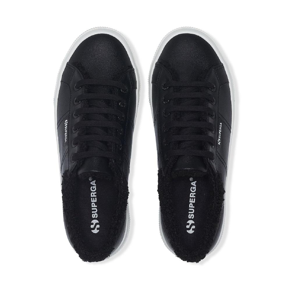 Superga 2740 PLATFORM VEGAN MATERIALBLACK Soddisfazione Garantita