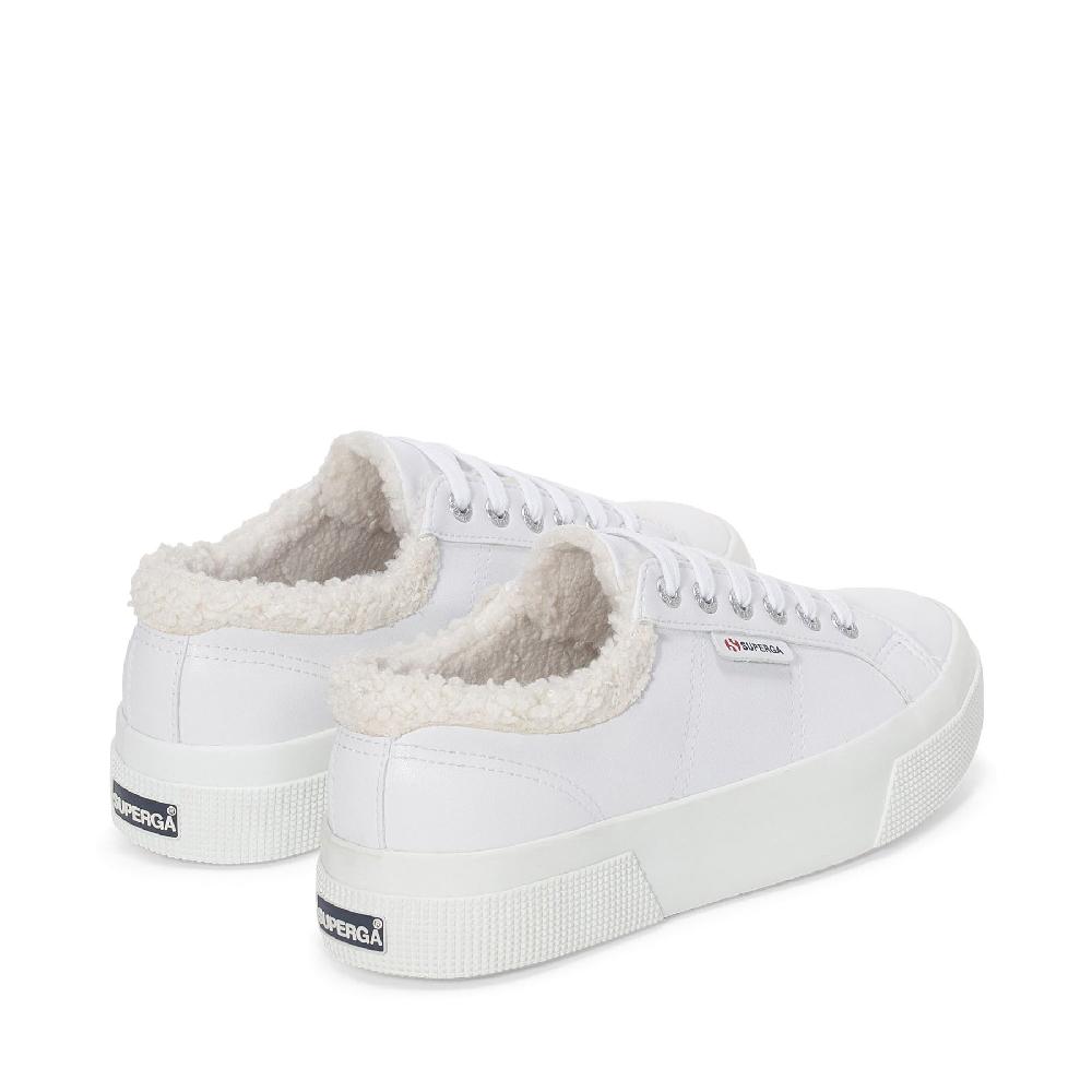 Superga 2740 PLATFORM VEGAN MATERIALWHITE ICE Qualità Garantita