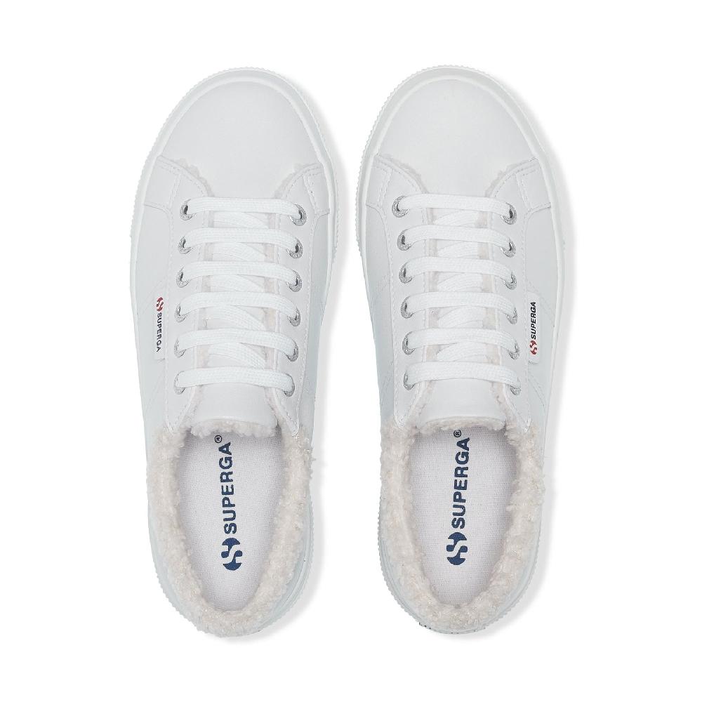 Superga 2740 PLATFORM VEGAN MATERIALWHITE ICE Qualità Garantita
