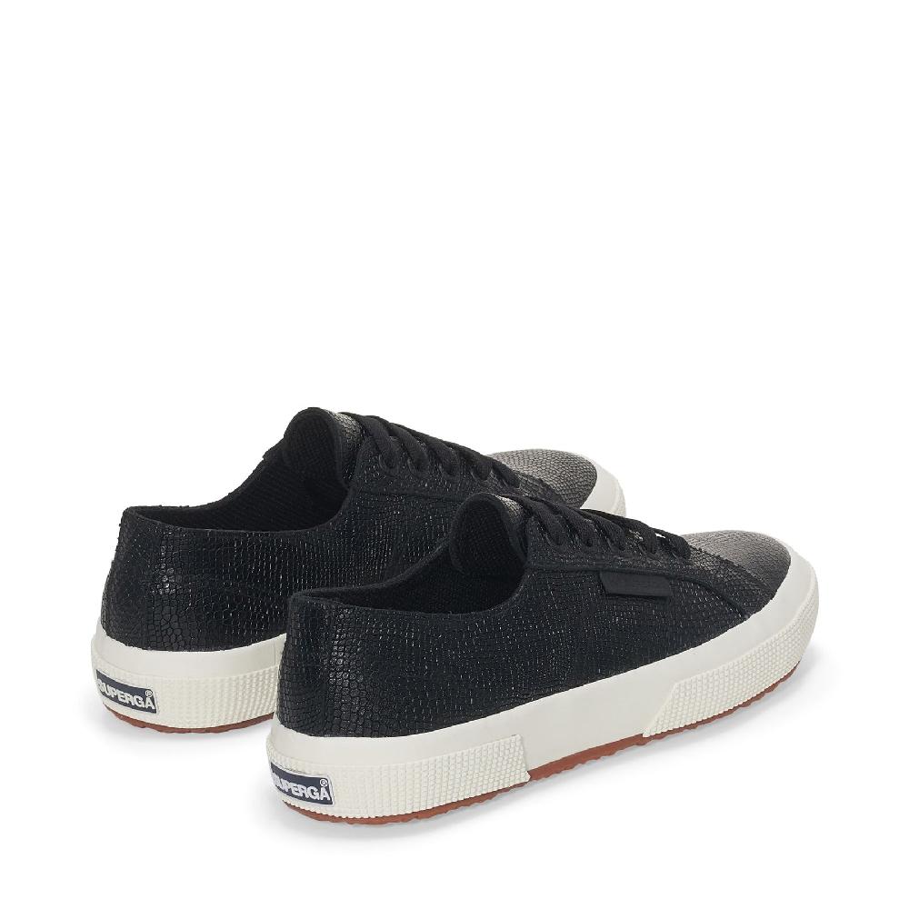 Superga 2750 SNAKE LEATHERBLACK-FAVORIO Promozione Limitata
