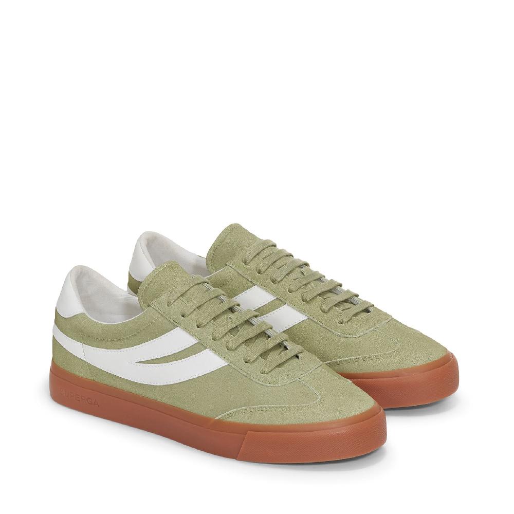 Superga 4834 CLUB S SWALLOW SUEDEGREEN SAGE-GUM Outlet