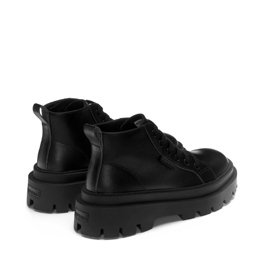 Superga 3052 ALPINA APEX MID VEGAN MATERIALTOTAL BLACK Vendita Economica