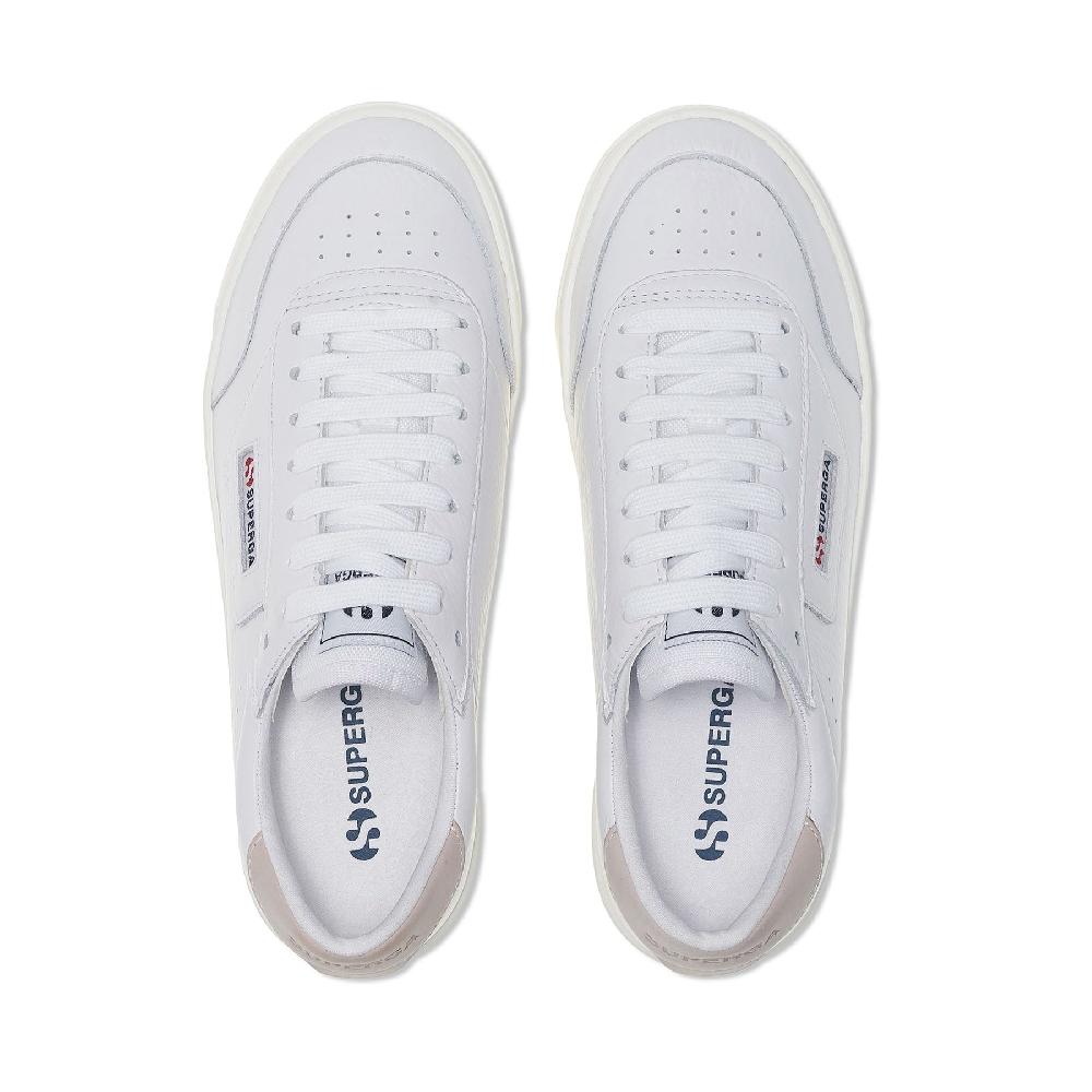 Superga 3854 COURT PLATFORMWHITE-VIOLET HUSHED-FAVORIO In Saldo