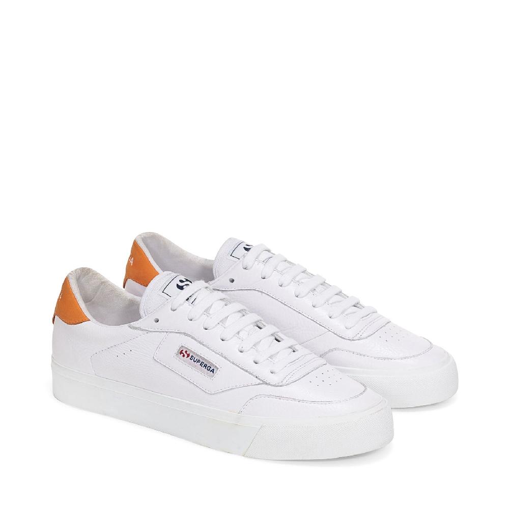 Superga 3843 COURTWHITE-ORANGE 2025