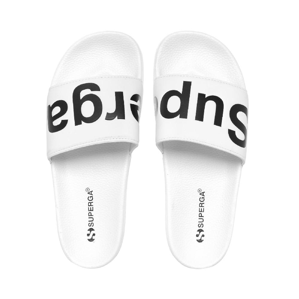 Superga 1908 SLIDES POLYSOFTWHITE-BLACK Shopping Online
