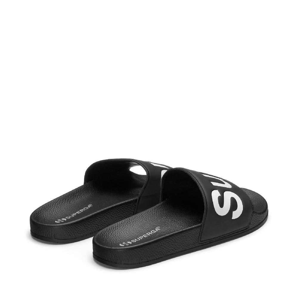 Superga 1908 SLIDES POLYSOFTBLACK-WHITE Offerta