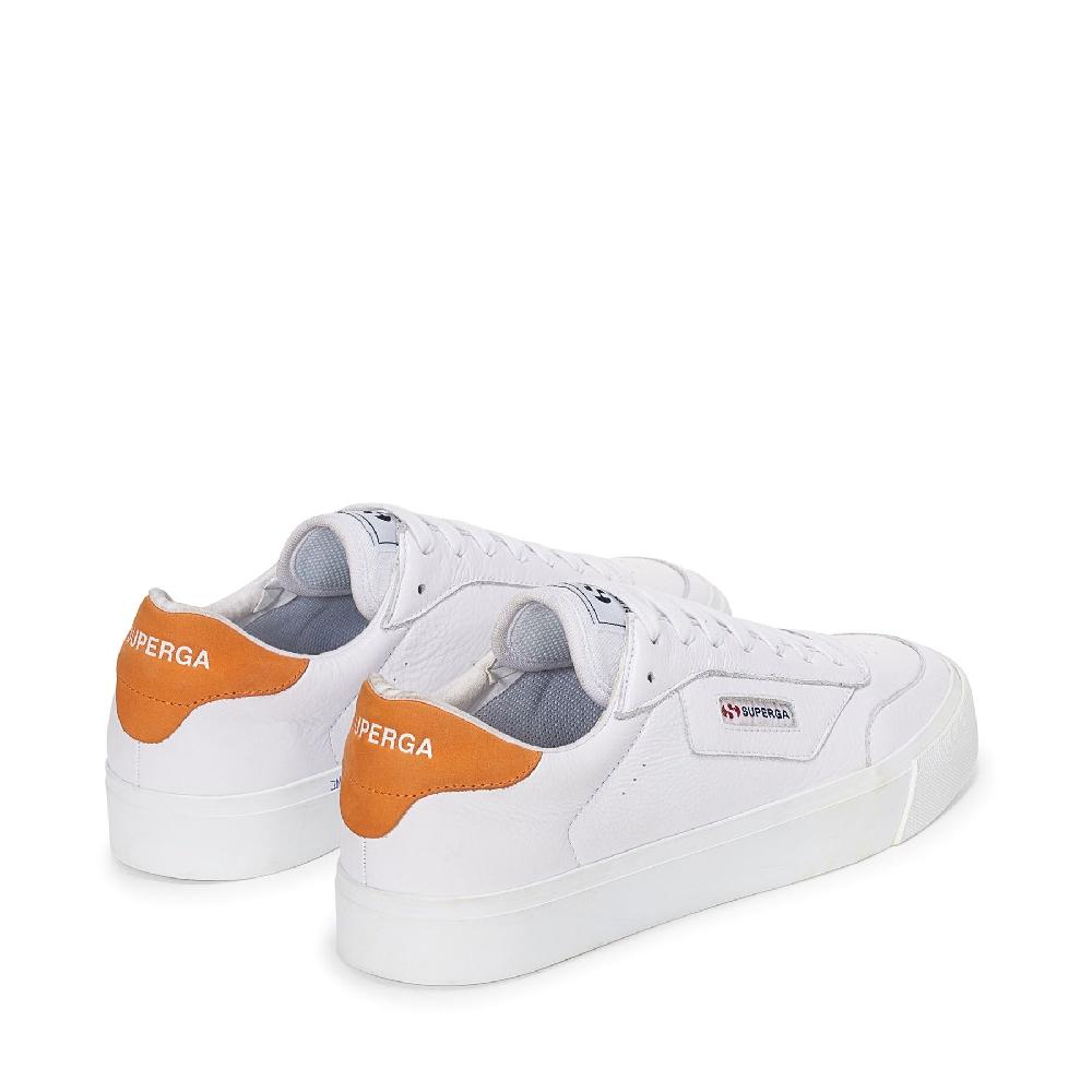 Superga 3843 COURTWHITE-ORANGE Qualità