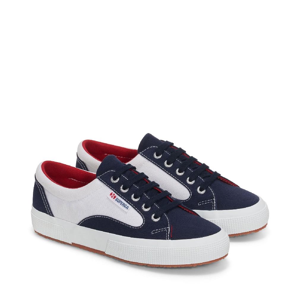 Superga 2750 BLOCKSWHITE-NAVY-RED Promozione