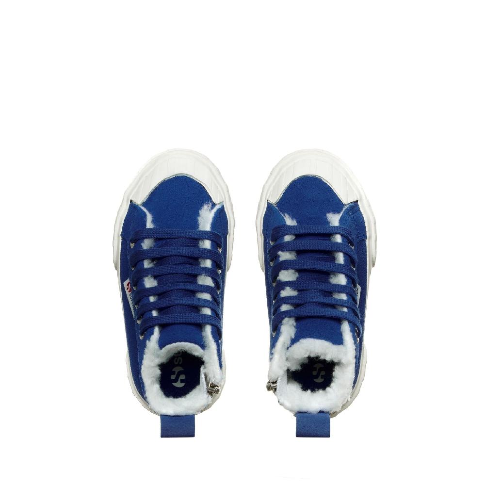 Superga 2696 KIDS STRIPE SUEDEBLUE ROYAL-FAVORIO Negozi Online