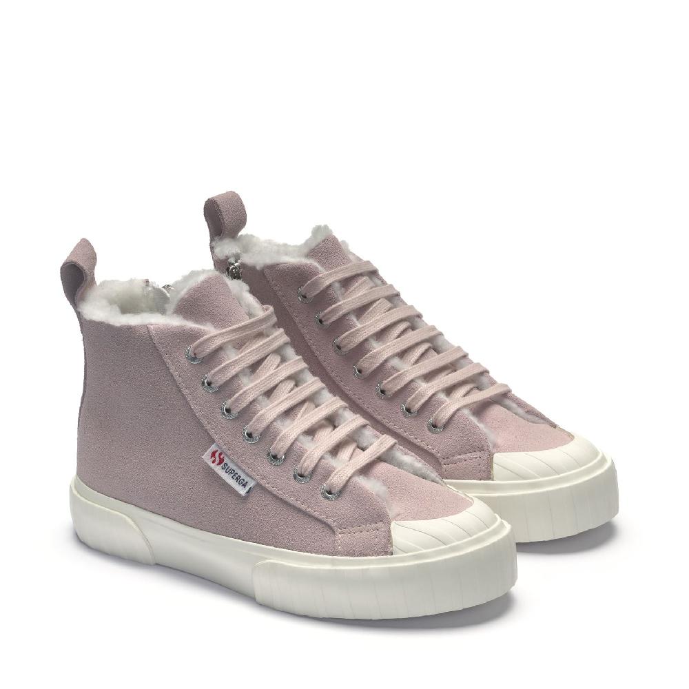 Superga 2696 KIDS STRIPE SUEDEVIOLET HUSHED-FAVORIO Consegna Veloce