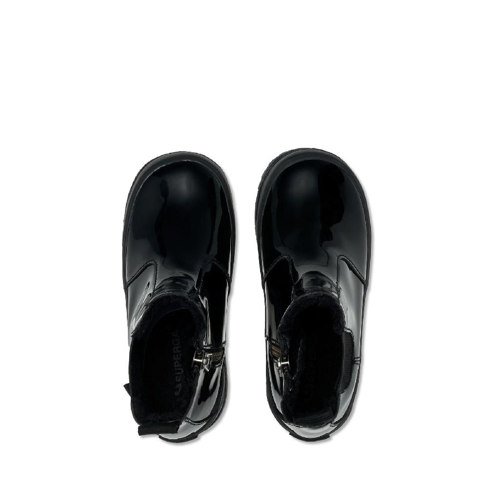 Superga 2666 KIDS ALPINA SHINY SYNTHETICTOTAL BLACK Shopping Online