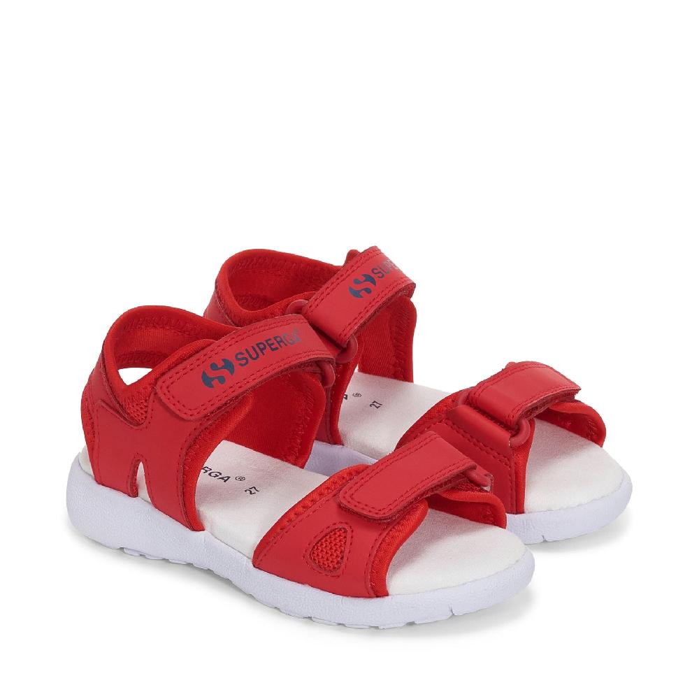 Superga 3999 KIDS SYNTHETIC MATERIALRED-WHITE Rilascio limitato