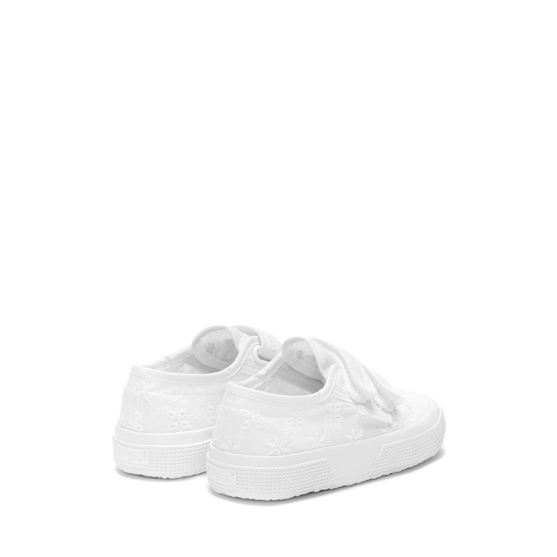 Superga 2750 KIDS STRAPS FLOWER SANGALLOTOTAL WHITE In Linea