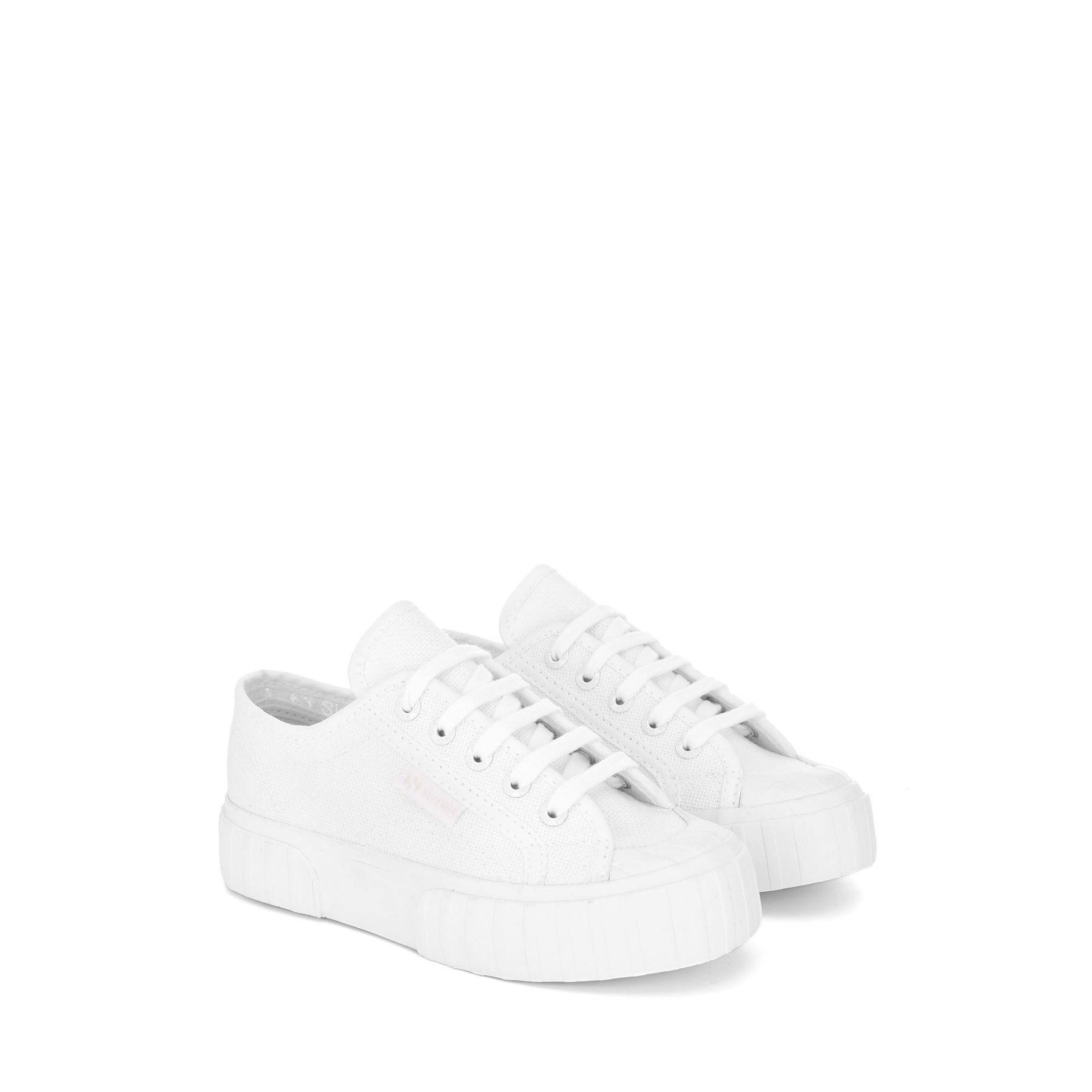 Superga 2630 KIDS STRIPETOTAL WHITE Promozione Limitata