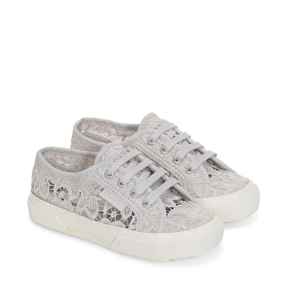Superga 2750 KIDS MACRAMEGREY SILVER-FAVORIO Sottocosto