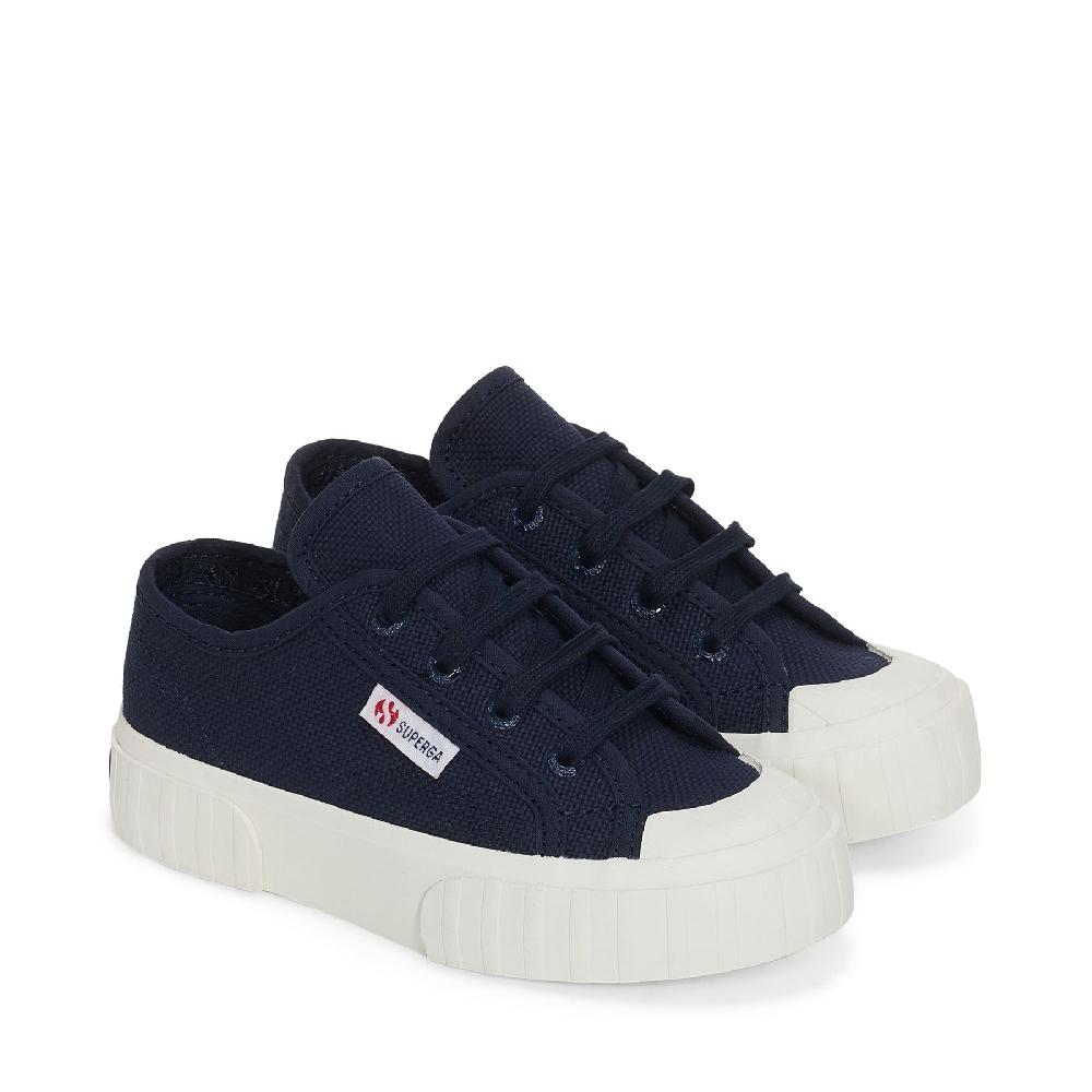 Superga 2630 KIDS STRIPENAVY-FAVORIO Online