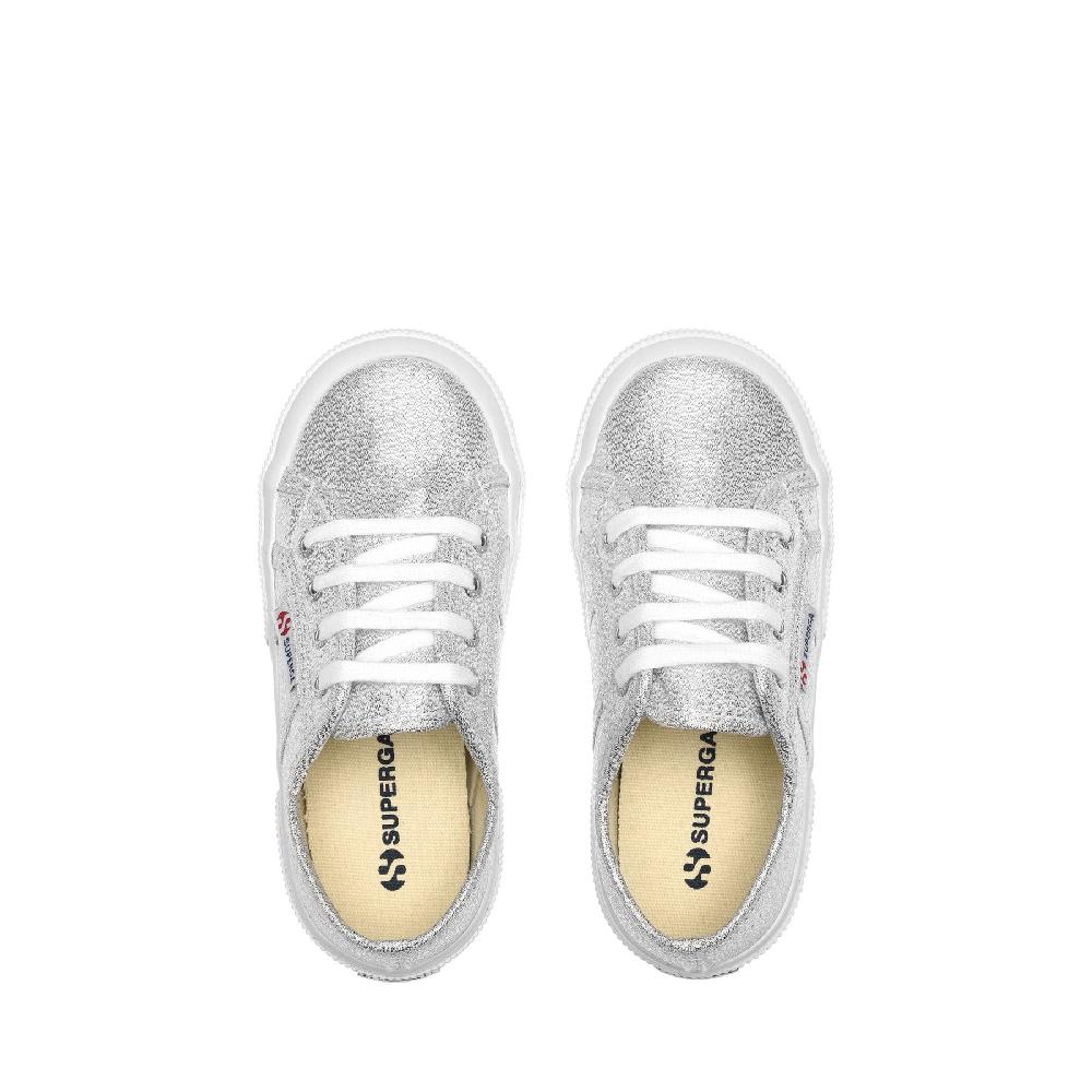 Superga 2750-LAMEJGREY SILVER In Linea
