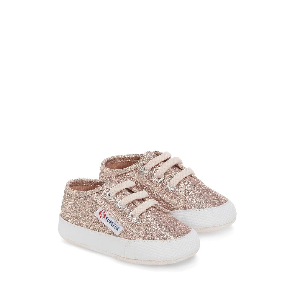 Superga 4006 BABY LAMEROSE PLATINUM Spedizione Gratuita