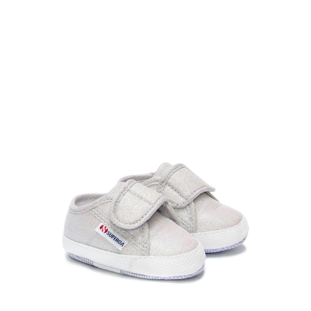 Superga 4006 BABY STRAP LAMEPASTEL LILLA IRIDESCENT In Saldo