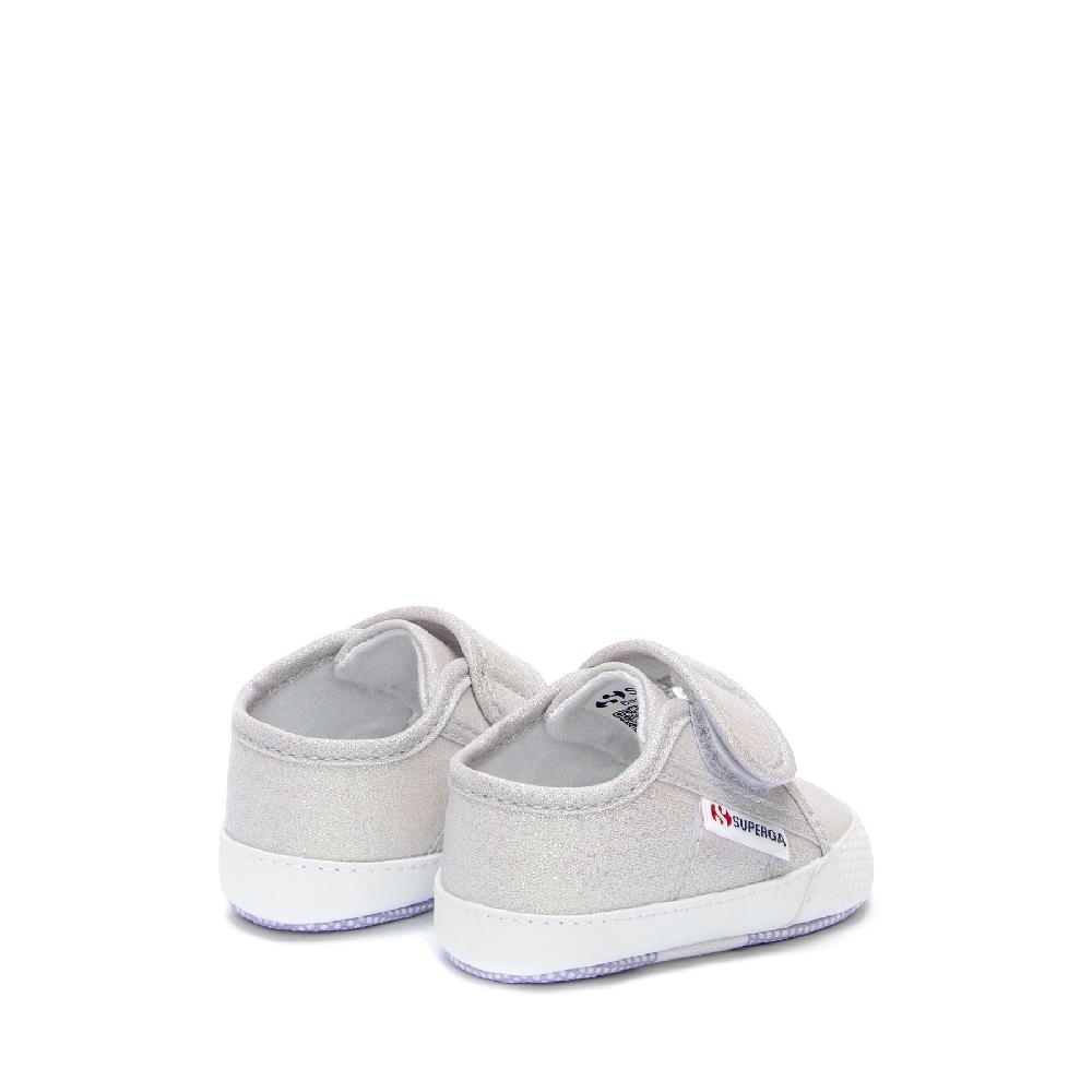 Superga 4006 BABY STRAP LAMEPASTEL LILLA IRIDESCENT In Saldo