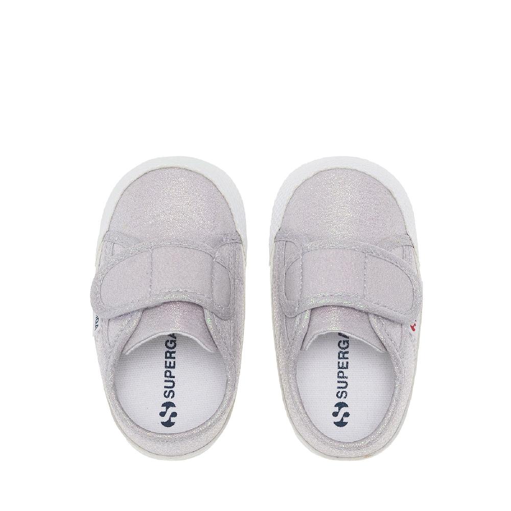 Superga 4006 BABY STRAP LAMEPASTEL LILLA IRIDESCENT In Saldo