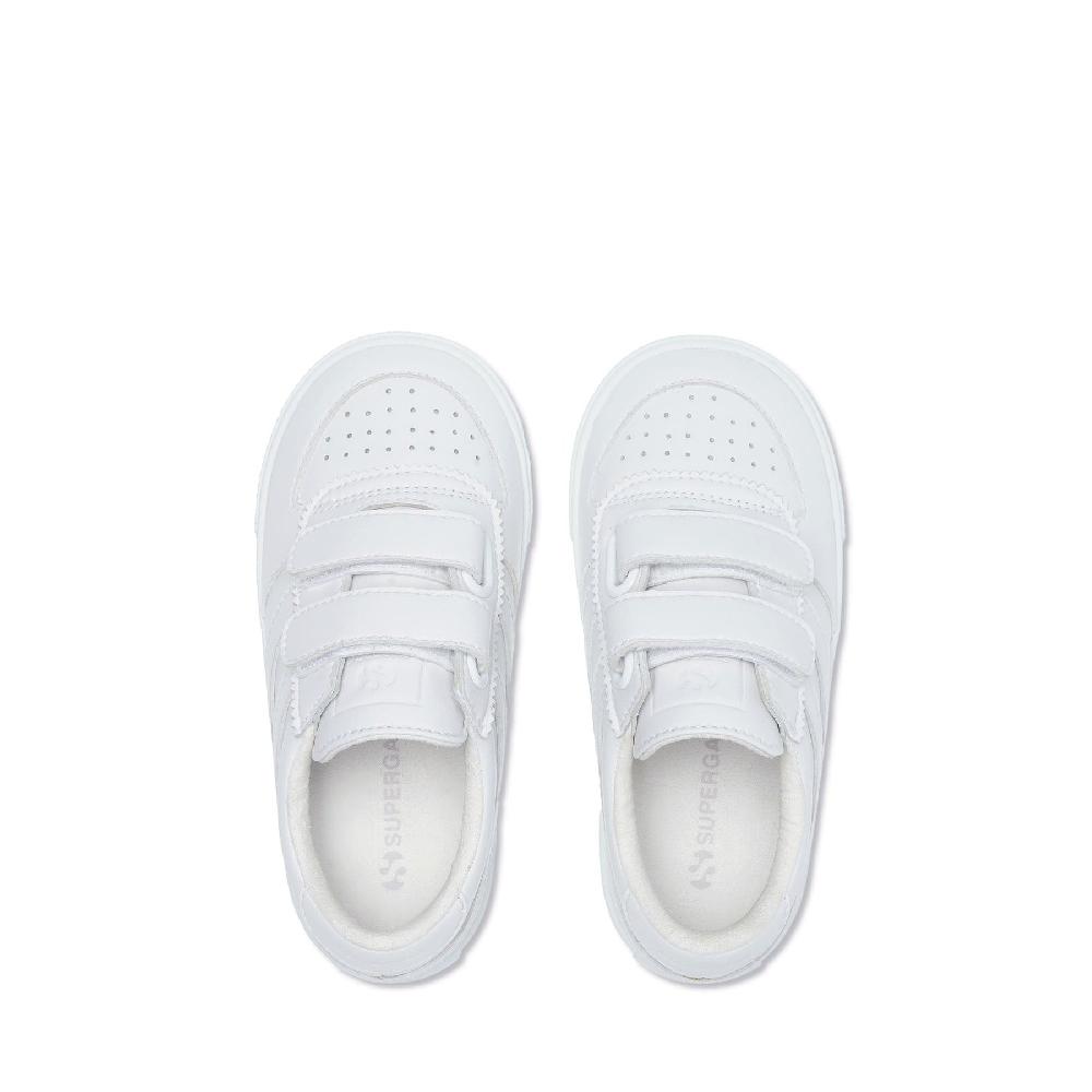 Superga 2846 KIDS SEATTLE STRAPS VEGAN MATERIALTOTAL WHITE 2025