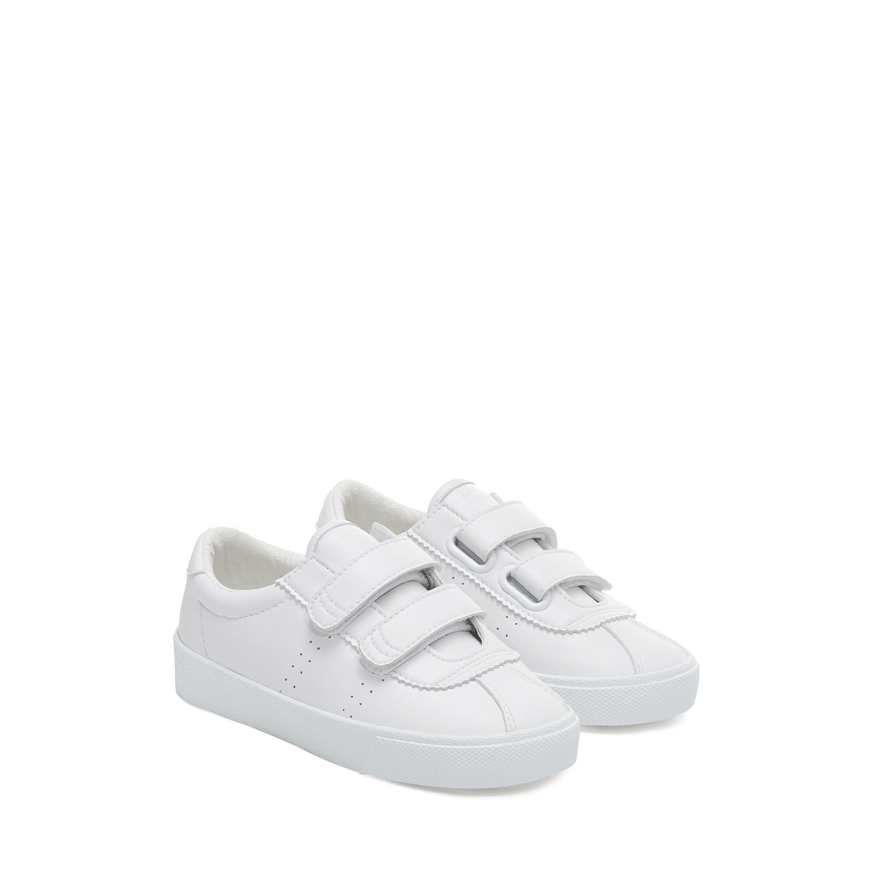 Superga 2843 KIDS CLUB S STRAPS VEGAN MATERIALTOTAL WHITE Italy
