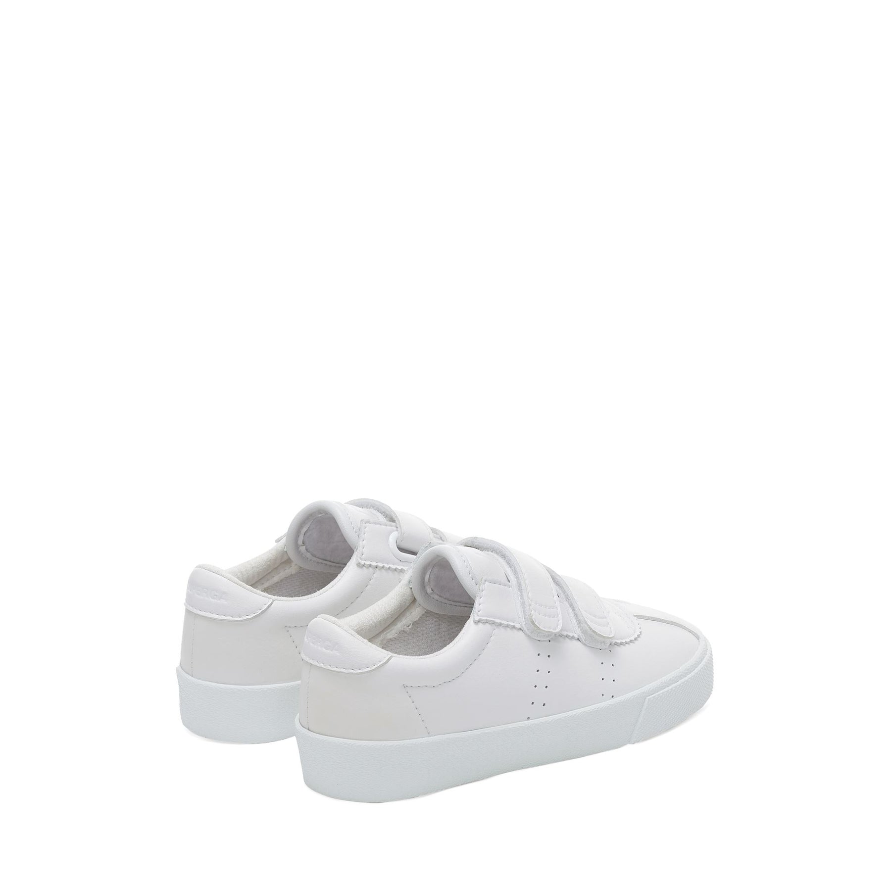 Superga 2843 KIDS CLUB S STRAPS VEGAN MATERIALTOTAL WHITE Italy