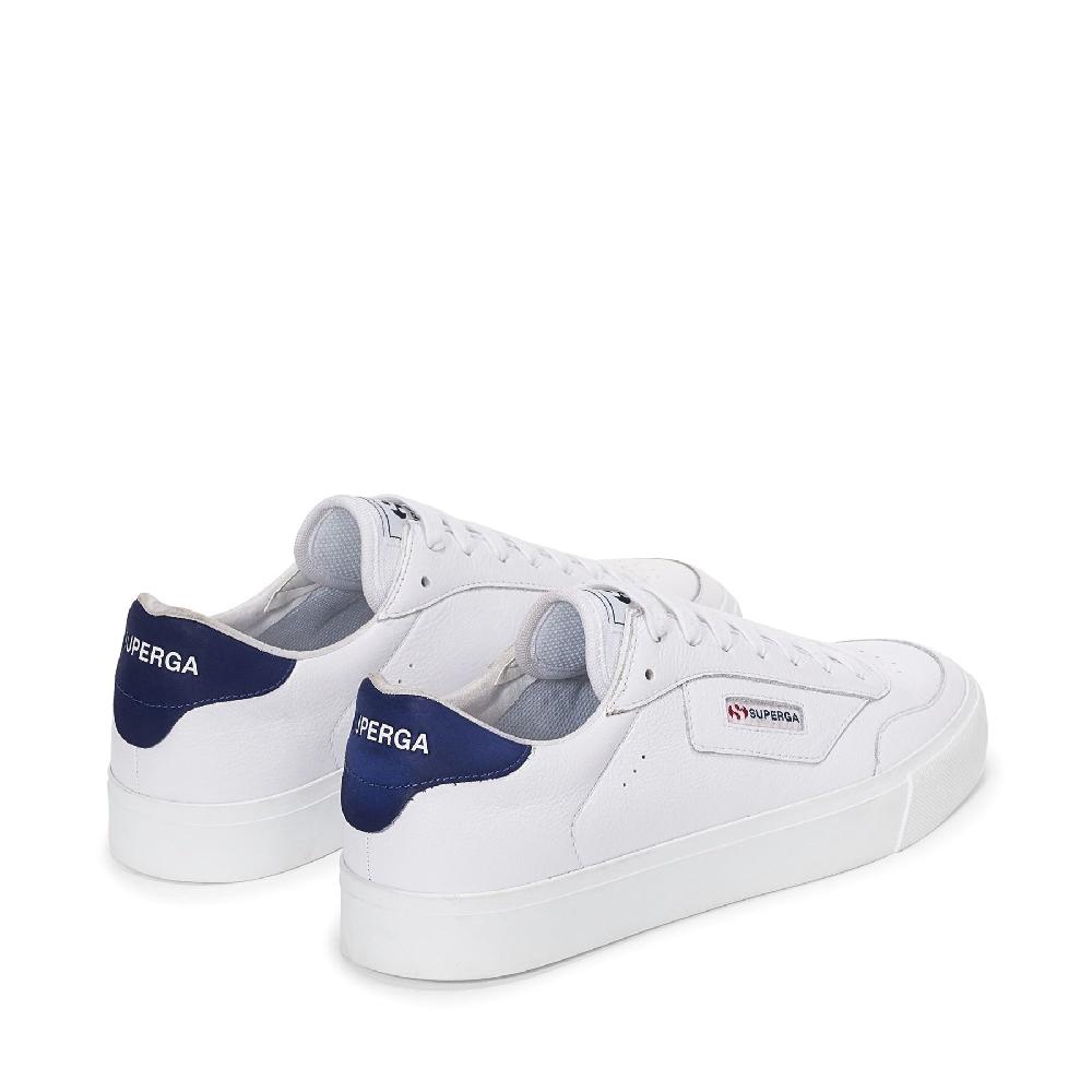 Superga 3843 COURTWHITE-BLUE SPECTRUM Shopping Online