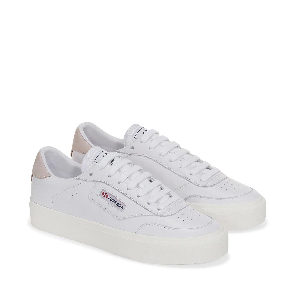 Superga 3843 COURTWHITE-VIOLET HUSHED-FAVORIO Convenienza