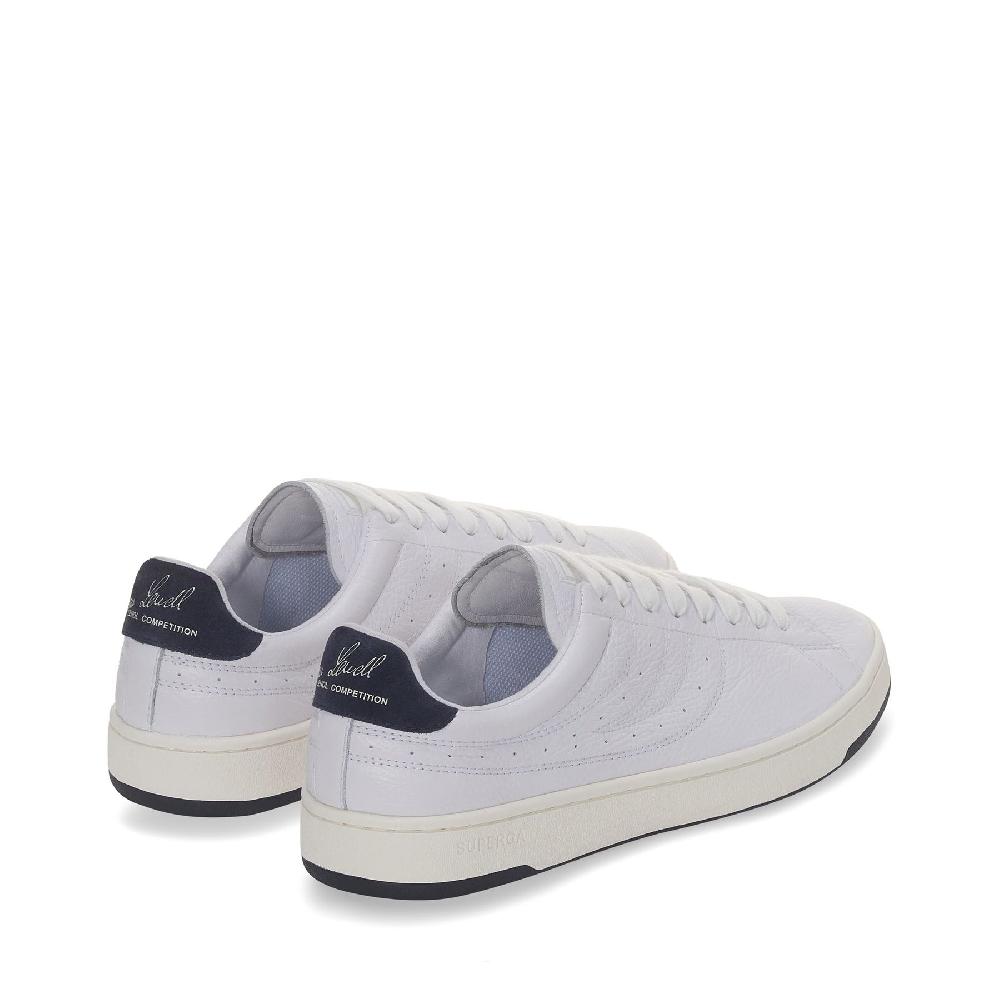 Superga 4833 LENDL MATCHWHITE-WHITE AVORIO-NAVY Sconto