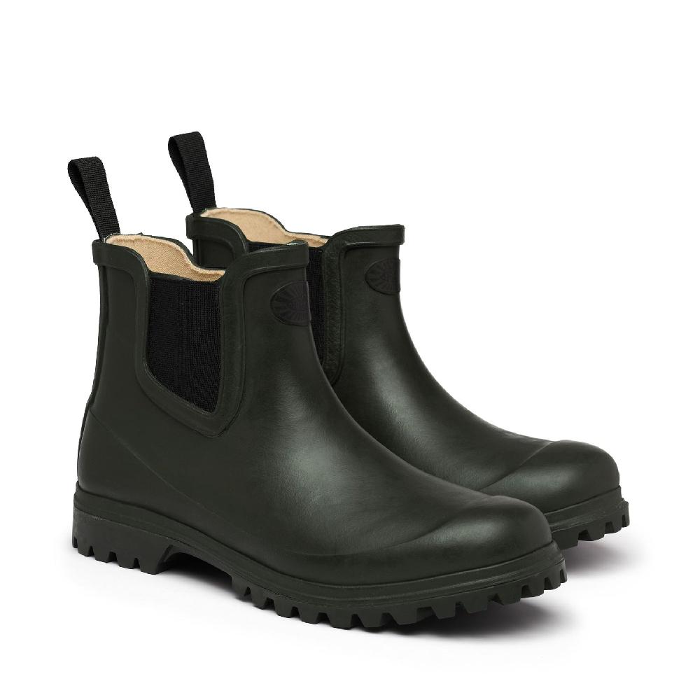 Superga 798 RUBBER BOOTS MIDGREEN SHERWOOD Italy